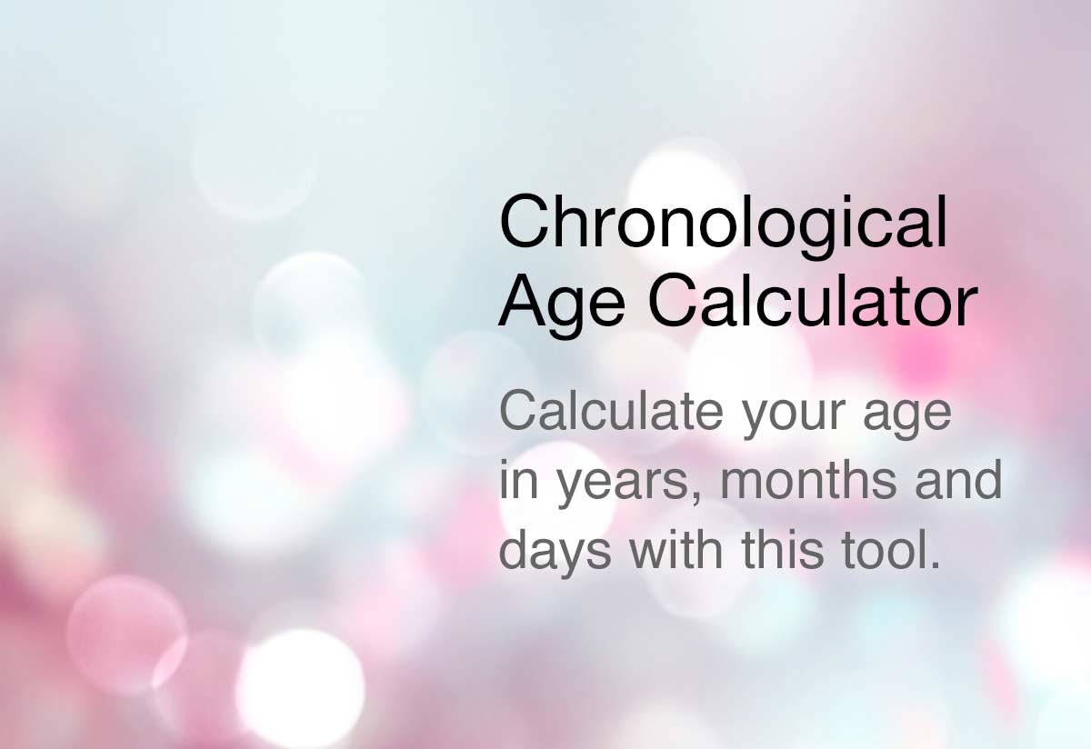 biological and chronological age