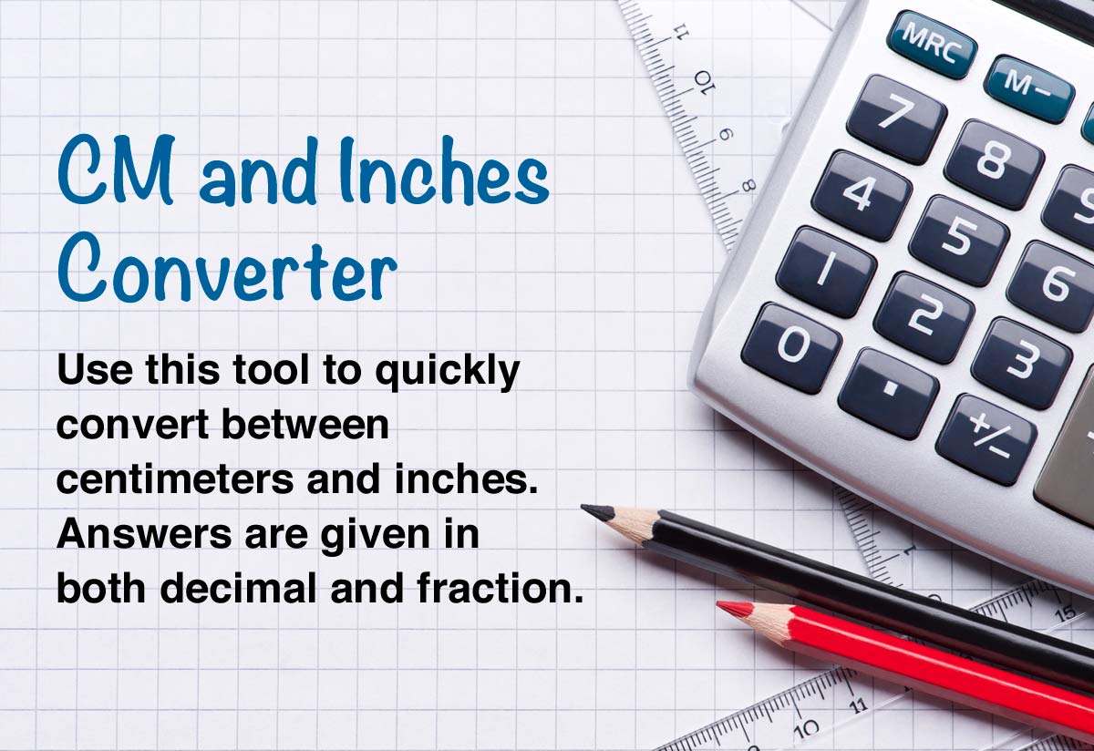 Convert 41 centimeters to inches using a simple formula or a conversion  table. …