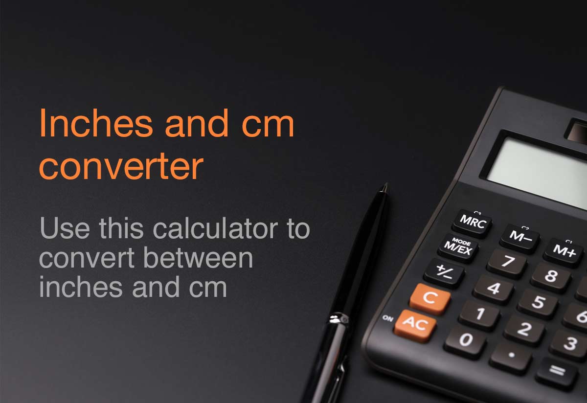 Inches To Cm Converter The Calculator Site