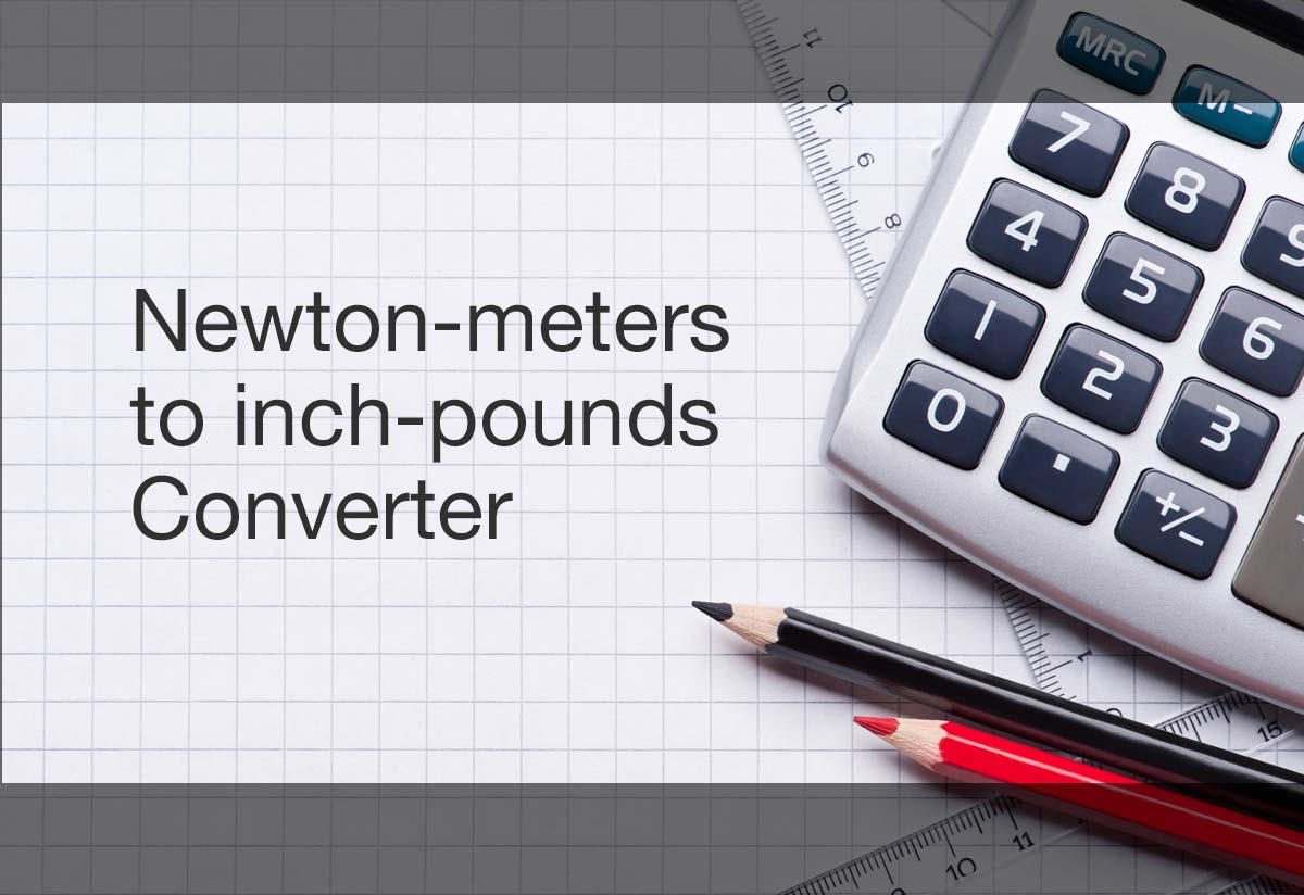 Newton Meters To Inch Pounds Converter