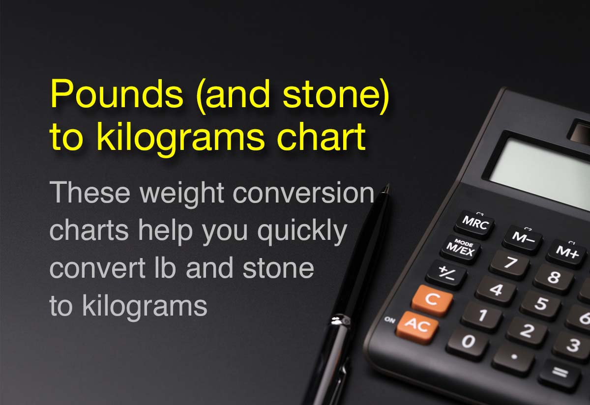 weight converter kilos into stones